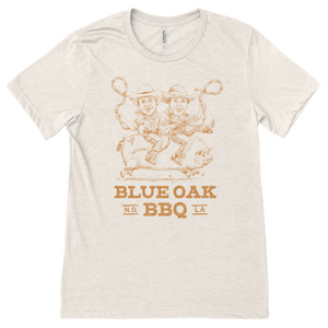 Blue Oak Boys Shirt in Tan/Rust