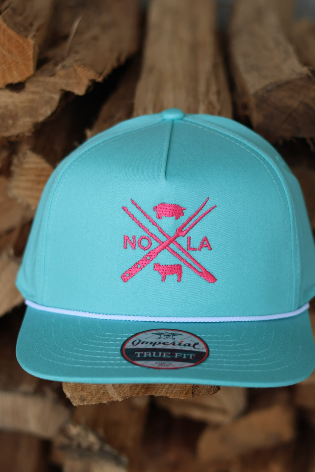 Imperial Teal NOLA X Logo Cap