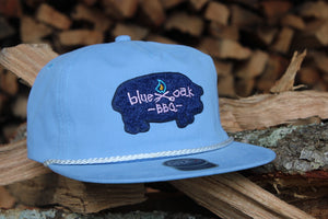 Imperial Light Blue Rope Hat