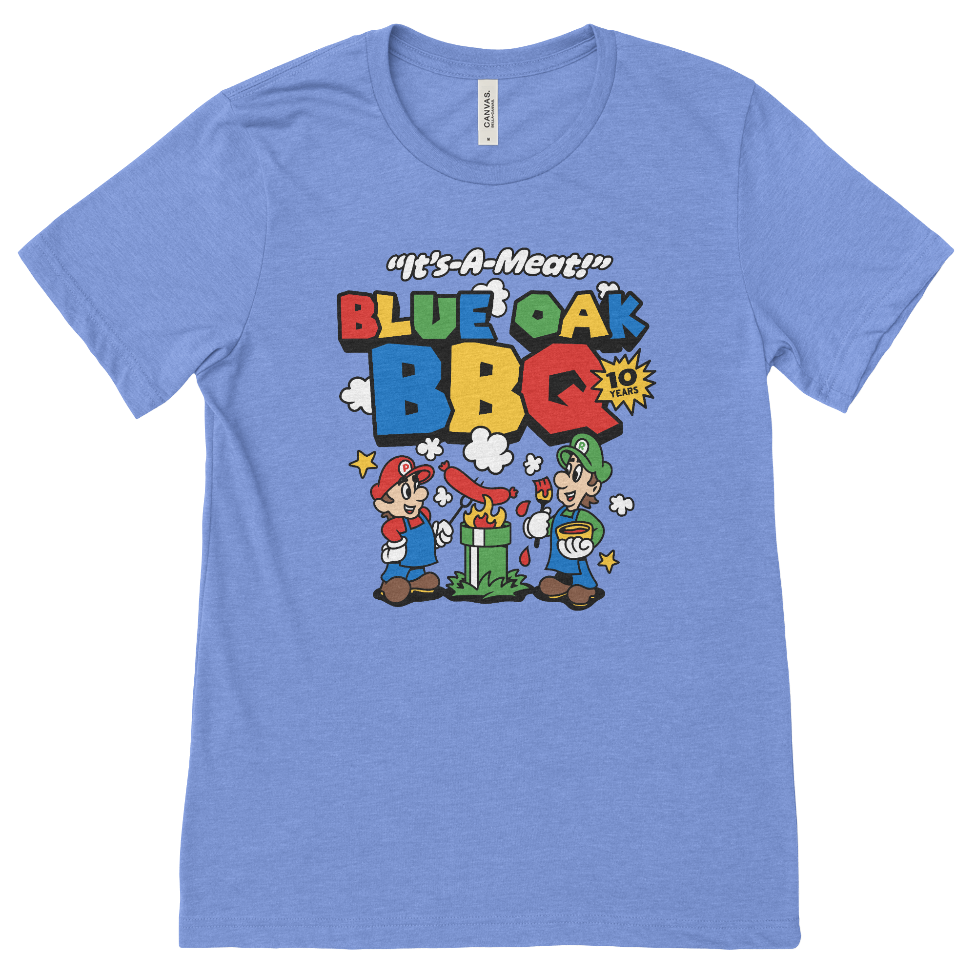 It’s A Meat 10 Year Blue Oak Shirt